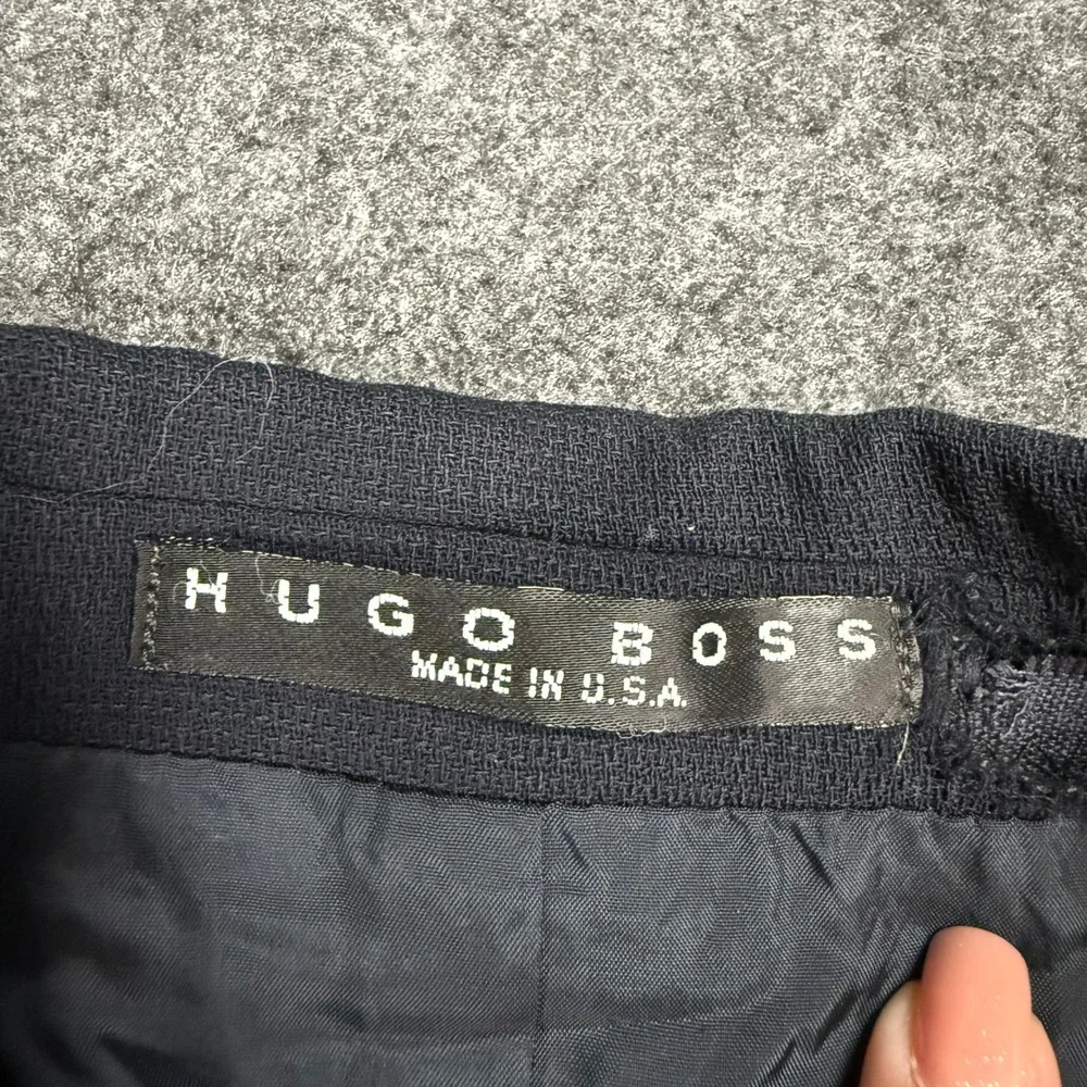 Hugo Boss Men's Black‎ 40R Virgin Wool Blazer Made in USA Sport Coat
